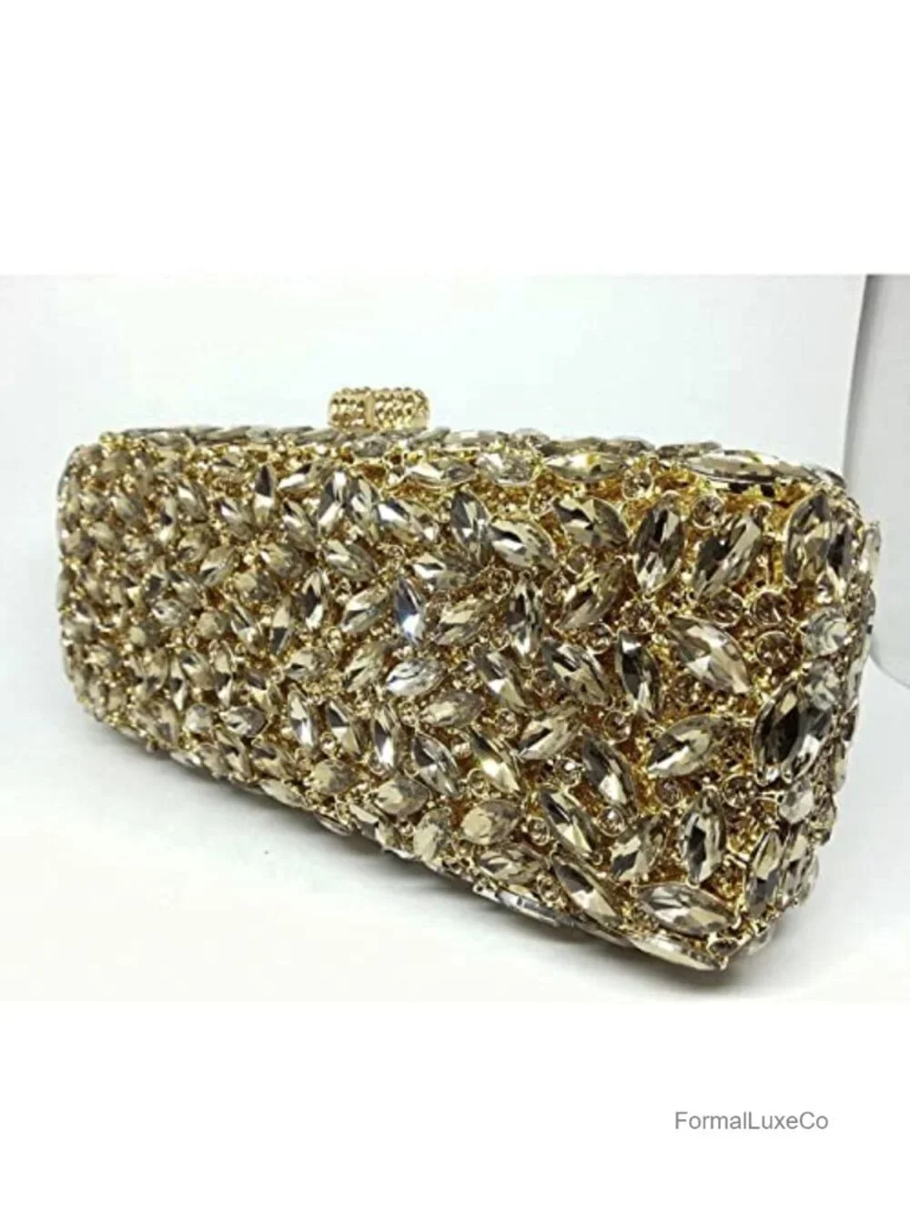 Crystal Clutch Minaudiere Box Handbag Party Prom Rhinestone Purse Wedding Bag